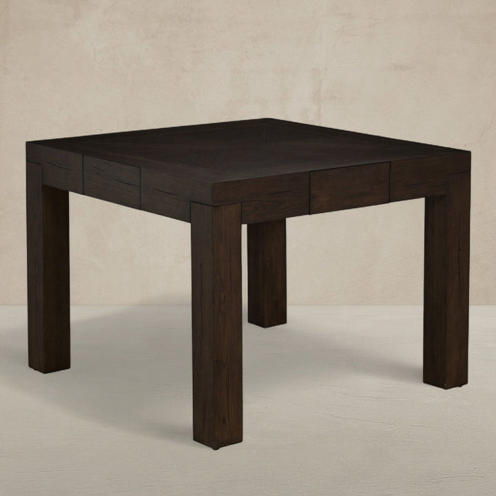 Highland Oak Square Legged Dining Table - Dusk, 40 In. W X 30 In. H
