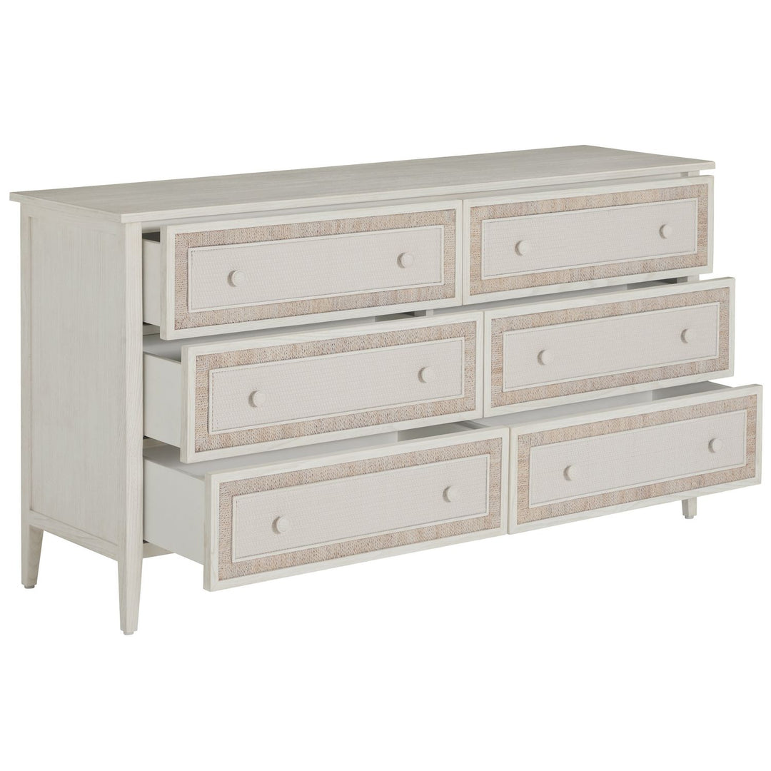 Grand Bermuda Sungkai Wood Dresser - 6 Drawers