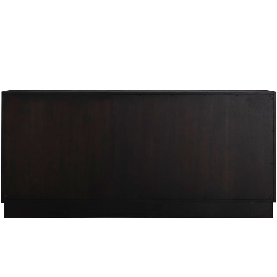 Diego Oak Sideboard - 2 Shelves, Dark Stained