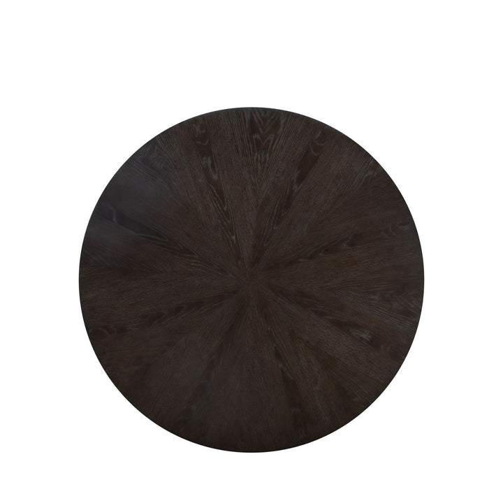 Reid Wood Round Pedestal Coffee Table - 57 In. W X 17 In. H