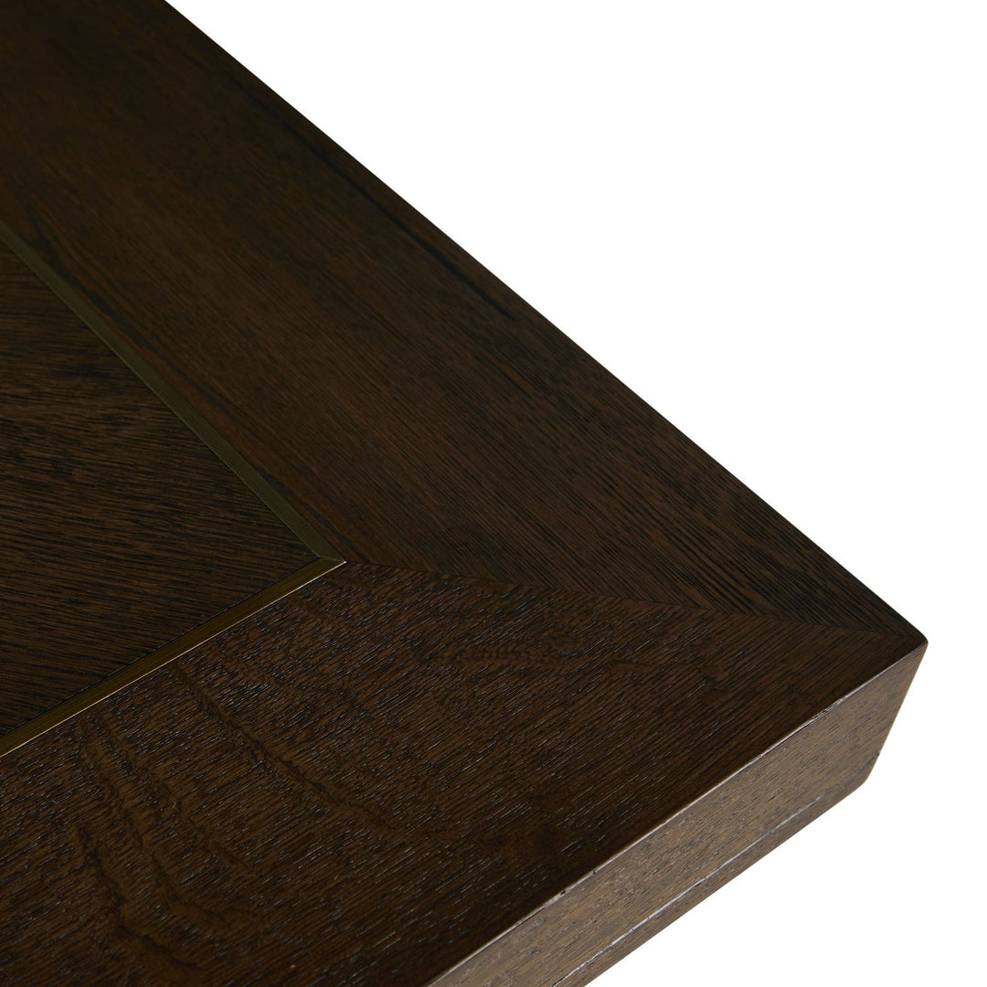 Highland Oak Rectangle Legged Extension Dining Table - Dusk, 78 In. W X 30 In. H