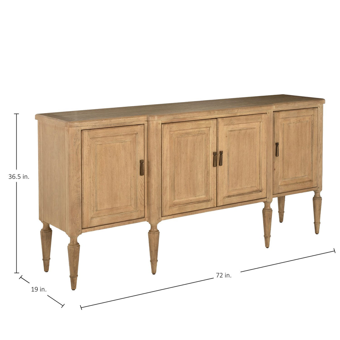 Mathis Wood Sideboard - 3 Shelves