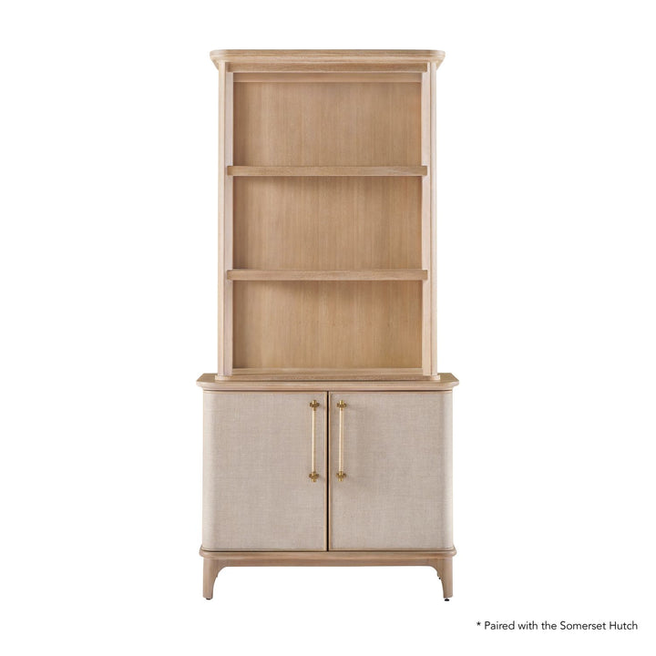 Somerset Mahogany Wood Accent Chest - 1 Shelves, Drift Cabinet