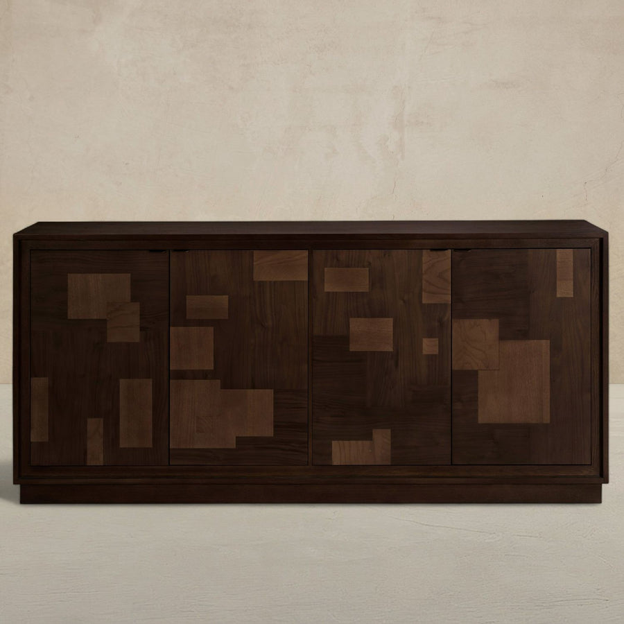 Elwood Assorted Wood Sideboard - 4 Shelves, Dusk