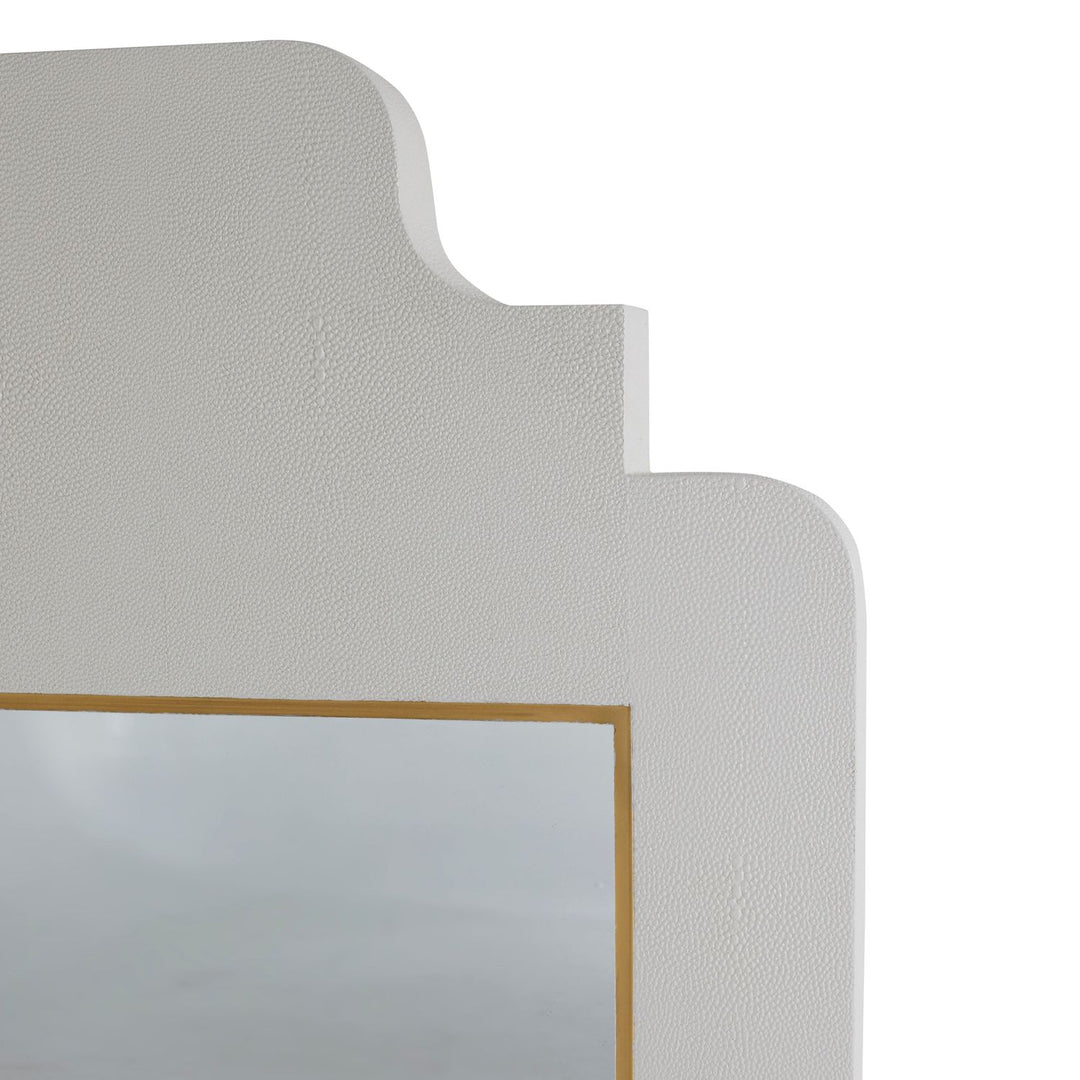 Nora Rectangle Accent Mirror - Faux Shagreen, 61 In. H X 32 In. W X 3.25 In. D