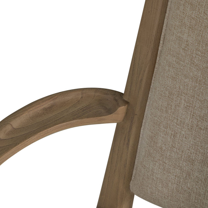 Highland Oak High Back Dining Arm Chair - Dawn