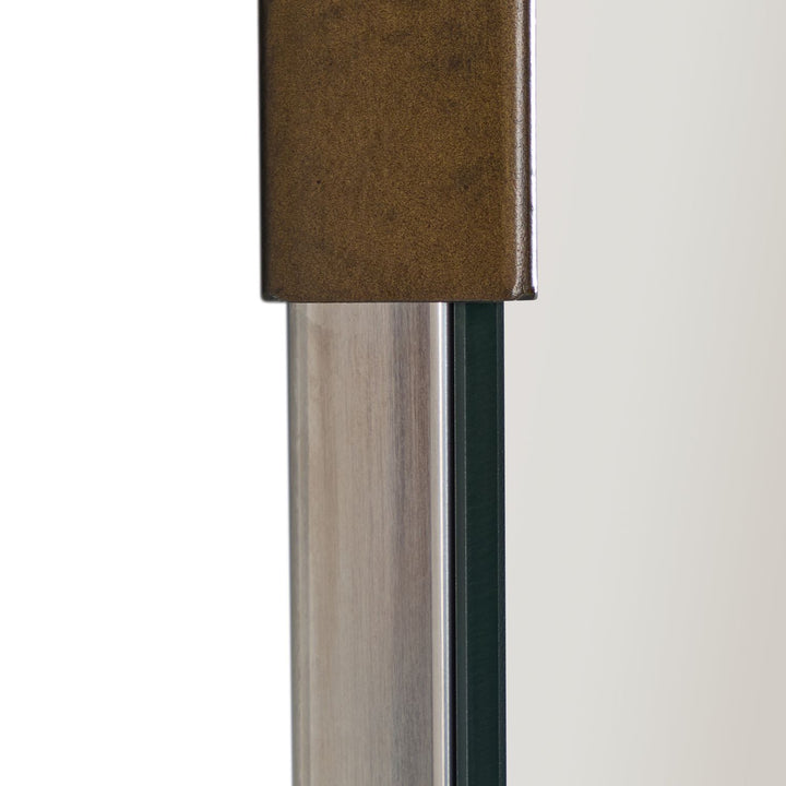 Roth Rectangle Vanity Mirror - Antique Brass, 43 In. H X 28.5 In. W X 1 In. D
