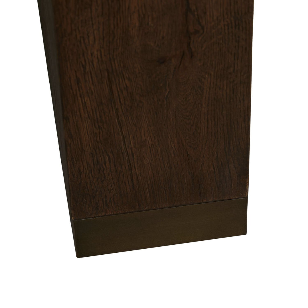 Highland Oak Rectangle Legged Extension Dining Table - Dusk, 78 In. W X 30 In. H