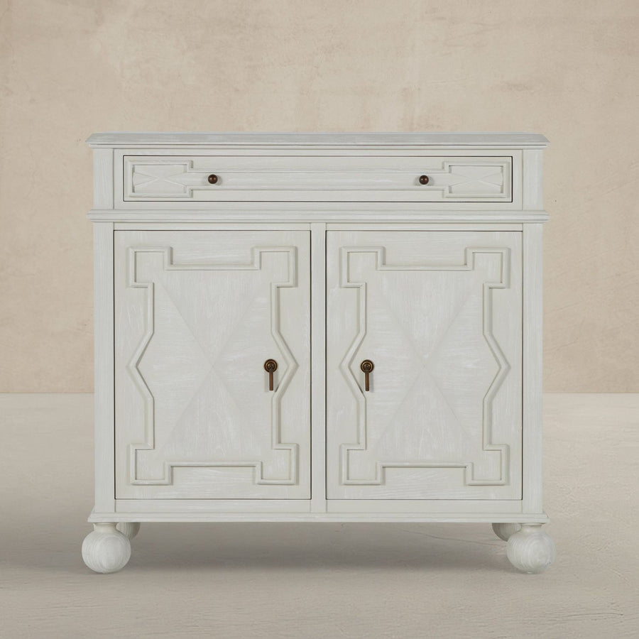 Ezekiel Sungkai Wood Cabinet - 1 Drawer
