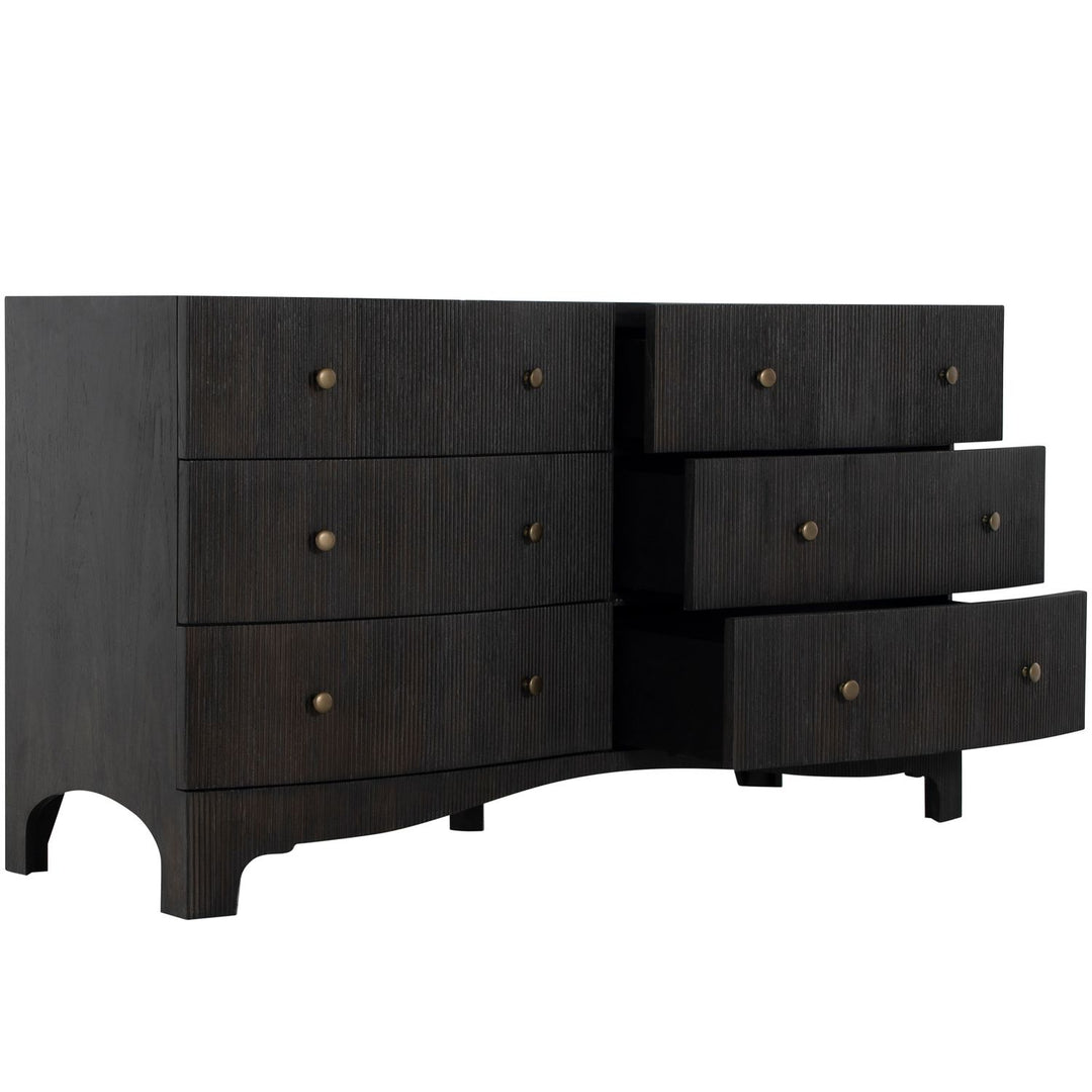 Princeton Mindi Wood Dresser - 6 Drawers