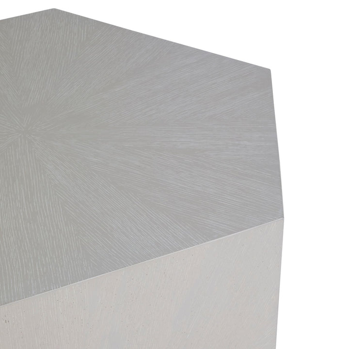 Winslet Iron Hexagon Pedestal Side Table - 26 In. W X 22.75 In. H