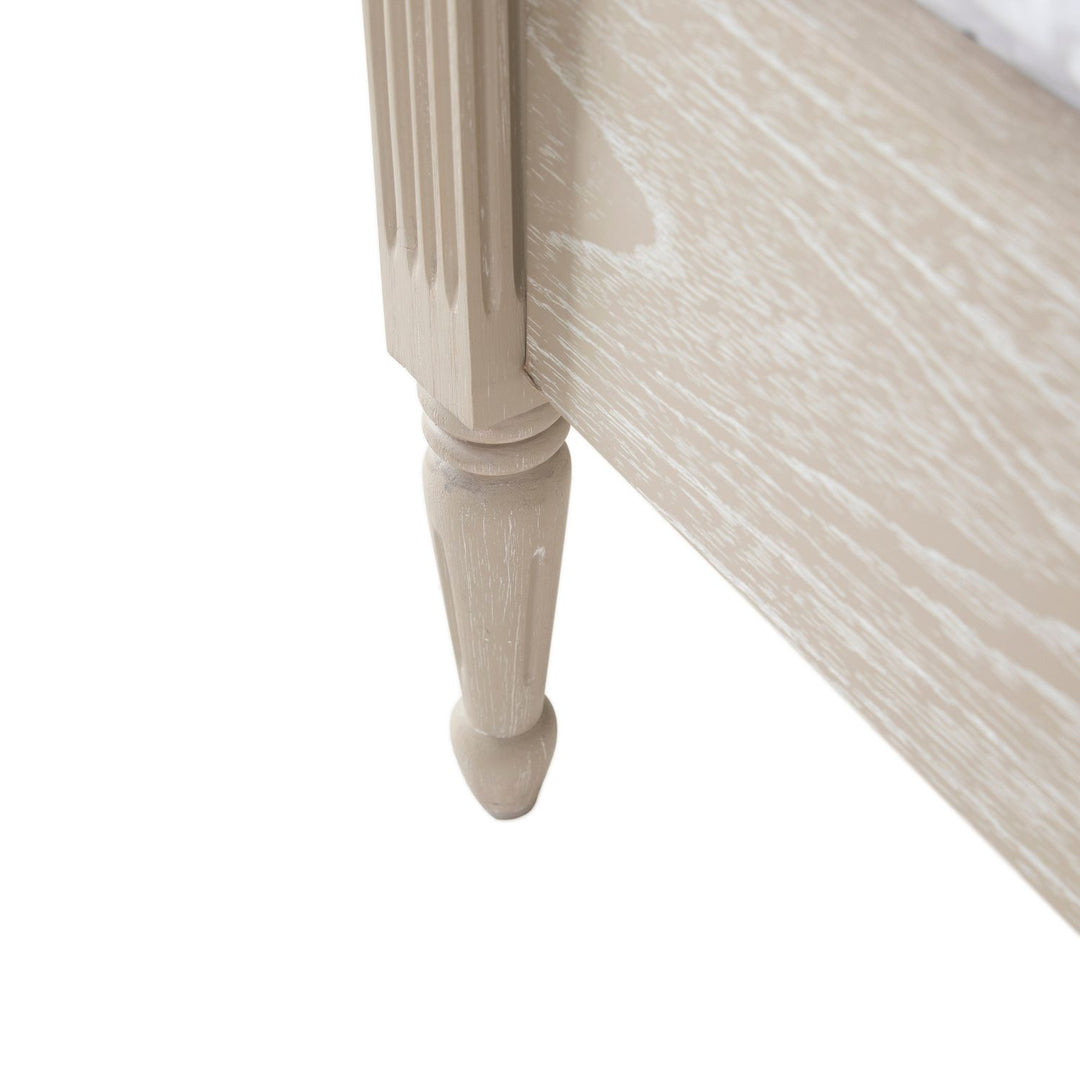 Caroline Wood 18th Century Curved Bed