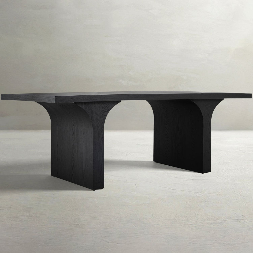 Miera Oak Veneer Rectangle Dining Table - 84 In. W X 30 In. H
