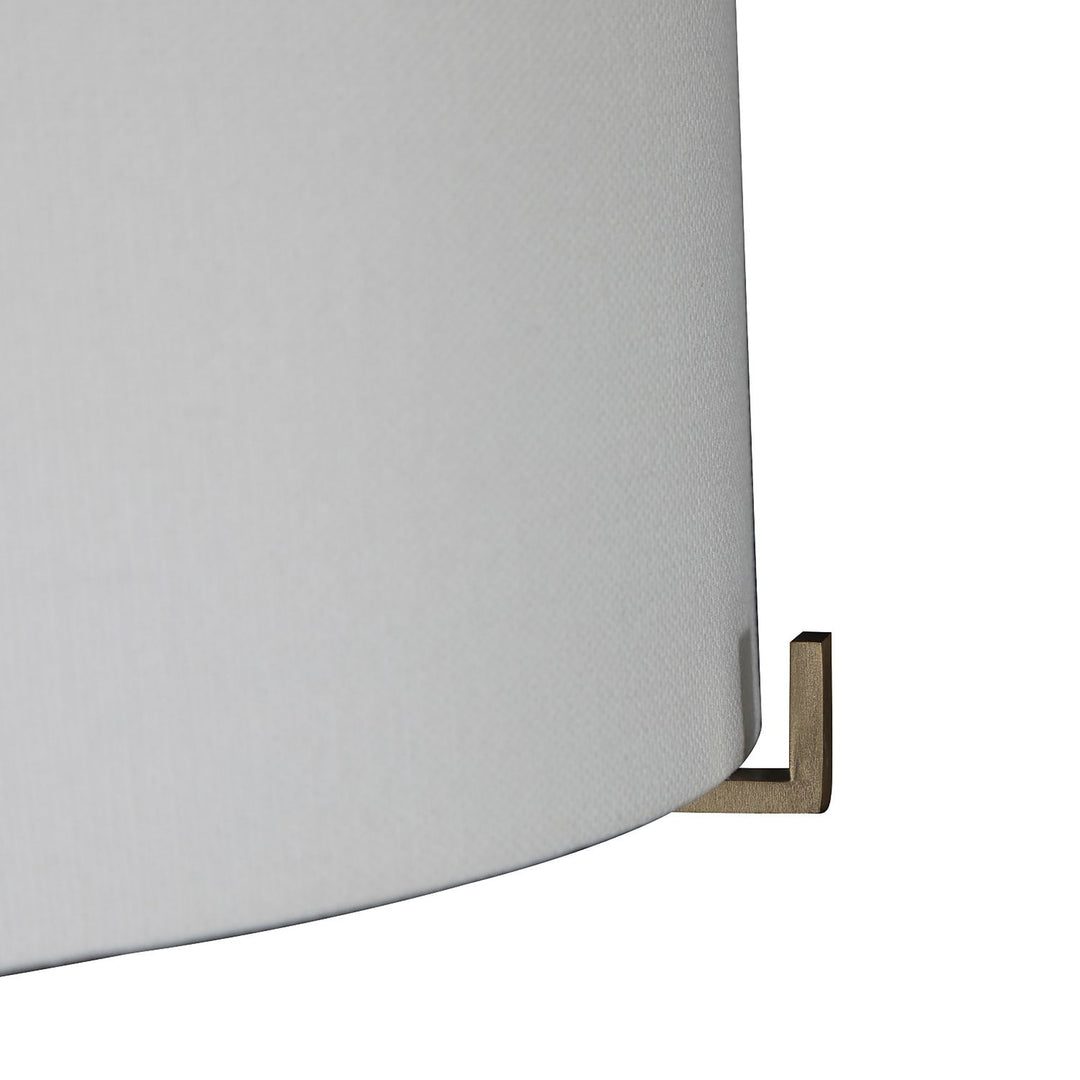 Florence Brushed Brass Cylinder Floor Lamp - 58.25 In. H