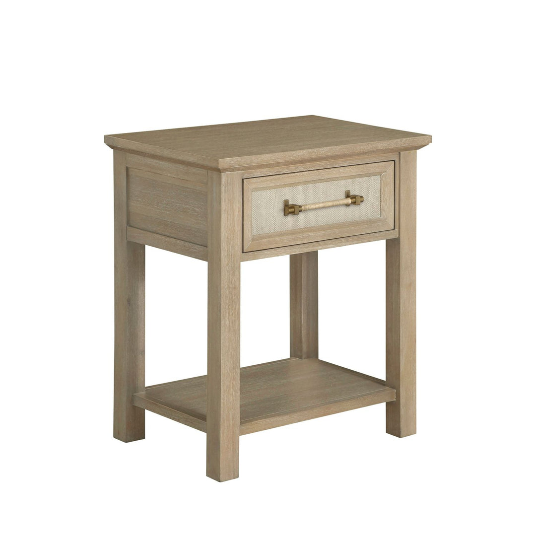 Astwood Mahogany Wood Nightstand - 1 Drawer, Drift