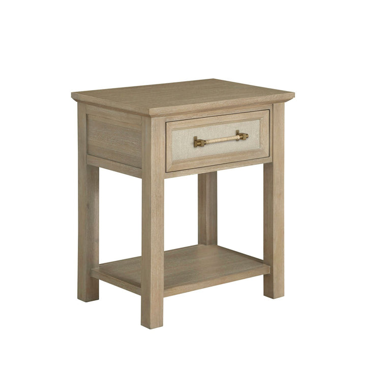 Astwood Mahogany Wood Nightstand - 1 Drawer, Drift