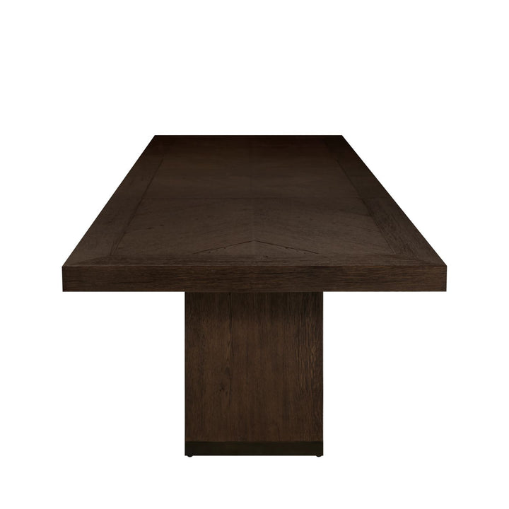 Highland Oak Rectangle Legged Extension Dining Table - Dusk, 78 In. W X 30 In. H