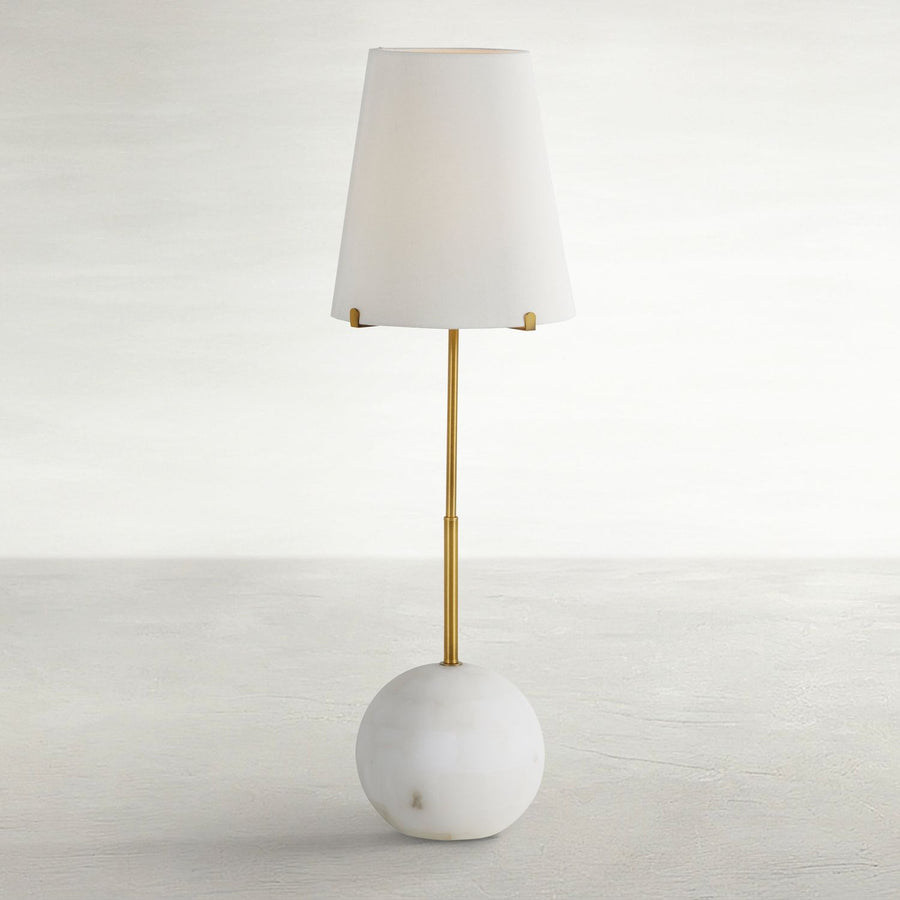 Janie Iron Stained Gold Tapered Cylinder Table Lamp - 32.75 In. H