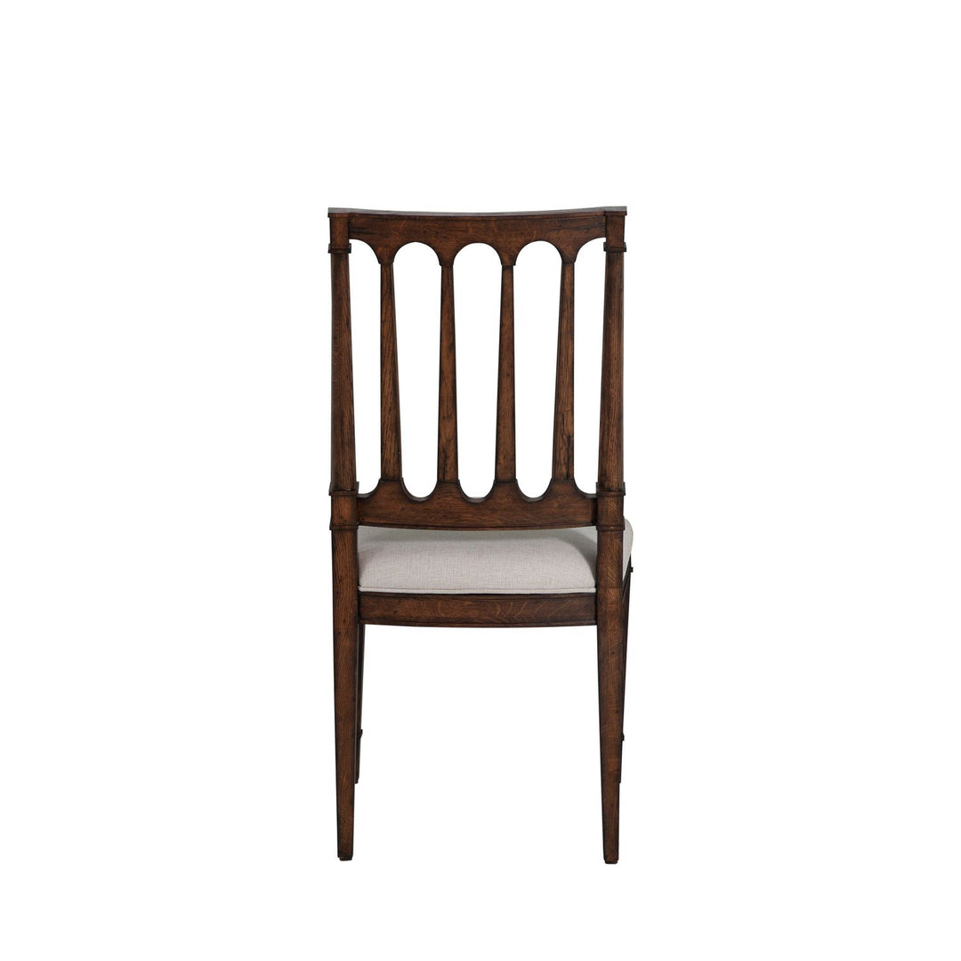 Mathis Wood Sculpted Back Dining Side Chair