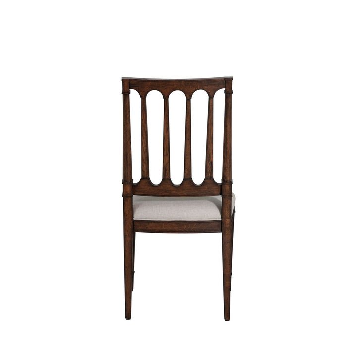 Mathis Wood Sculpted Back Dining Side Chair