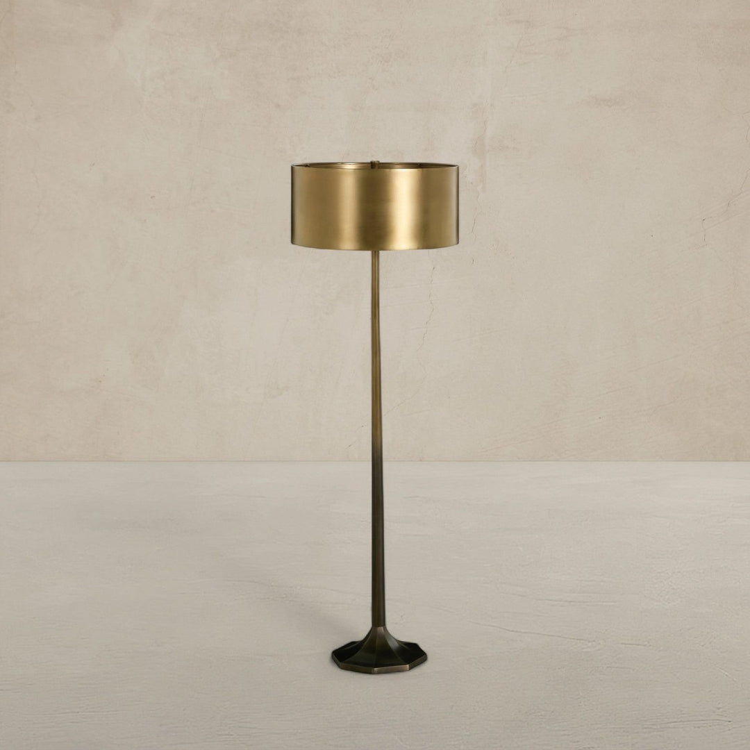 Ombre Faded Bronze Floor Lamp - 59.5 In. H