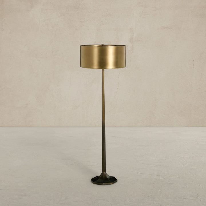 Ombre Faded Bronze Floor Lamp - 59.5 In. H