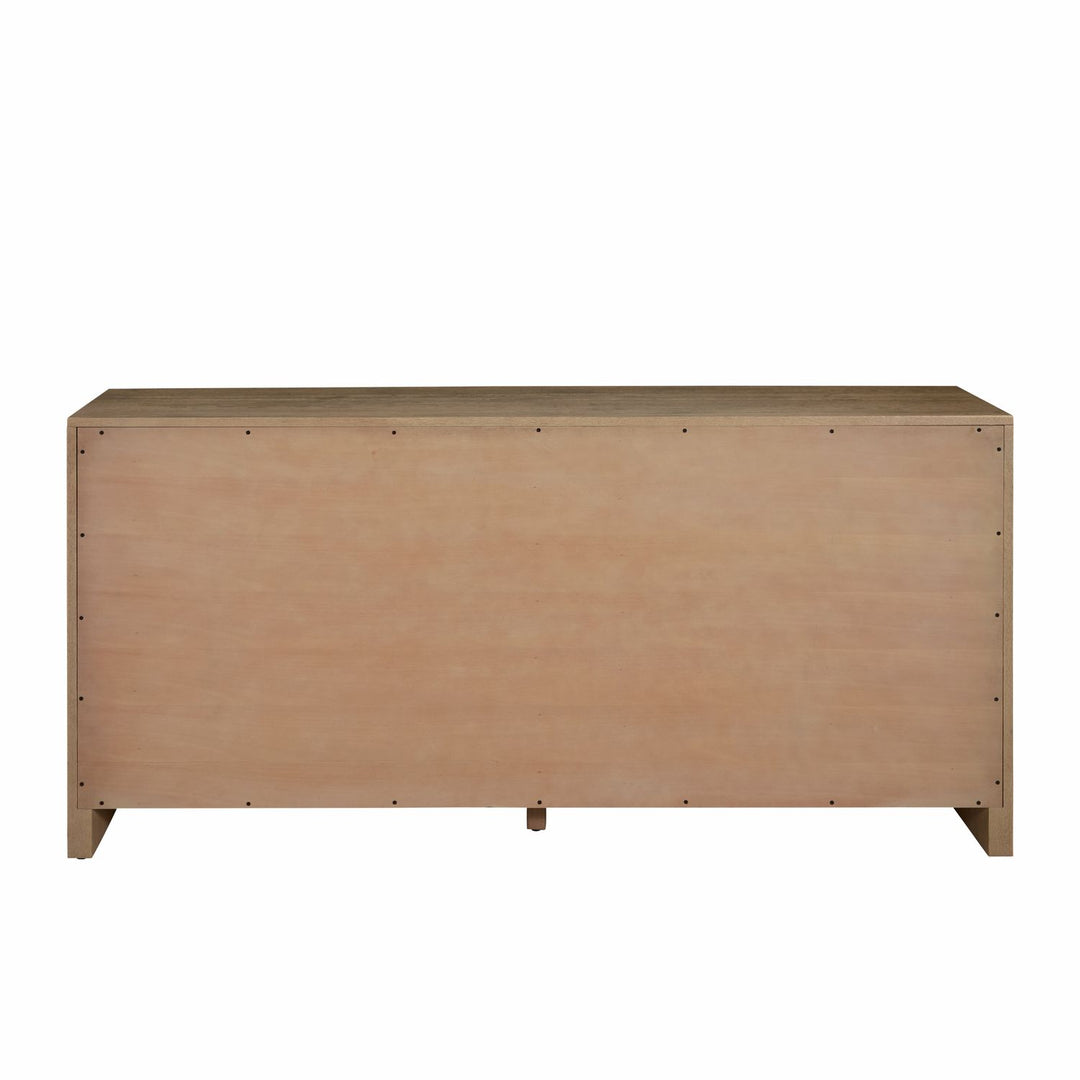 Wren Oak Wood Dresser - 6 Drawers, Dawn