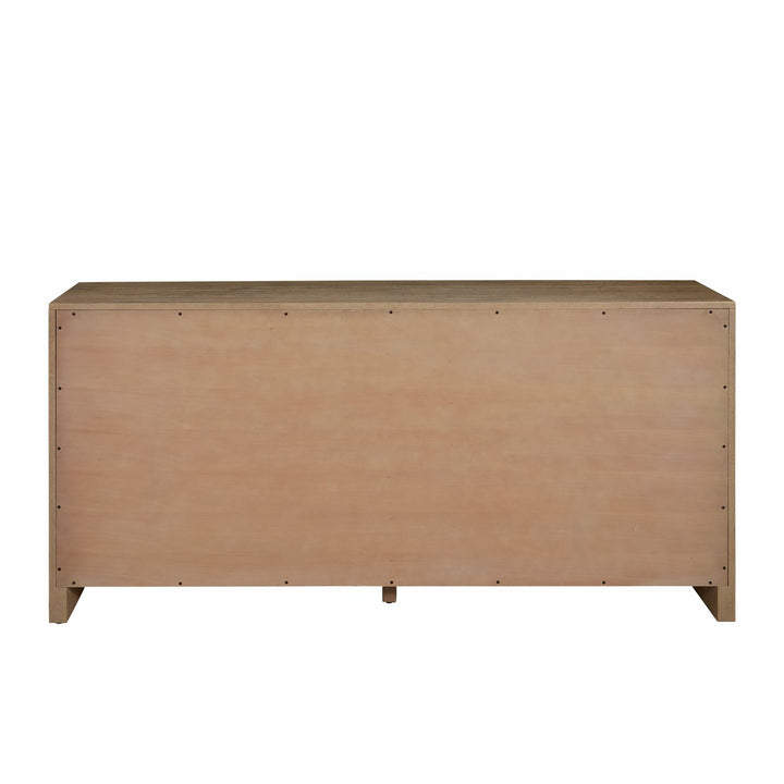 Wren Oak Wood Dresser - 6 Drawers, Dawn