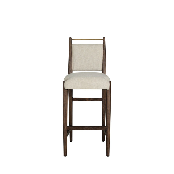 Highland Oak Reclined Back Bar Stool - Dusk