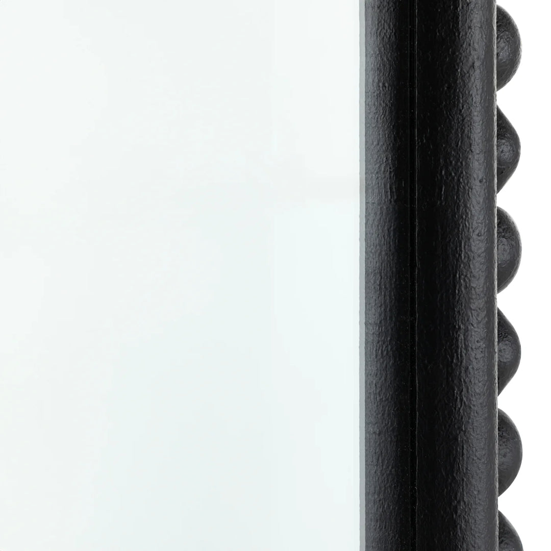 Belle Arch Full-Length Mirror - Plaster Black, 79.75 in. H x 25 in. W x 1.75 in. D