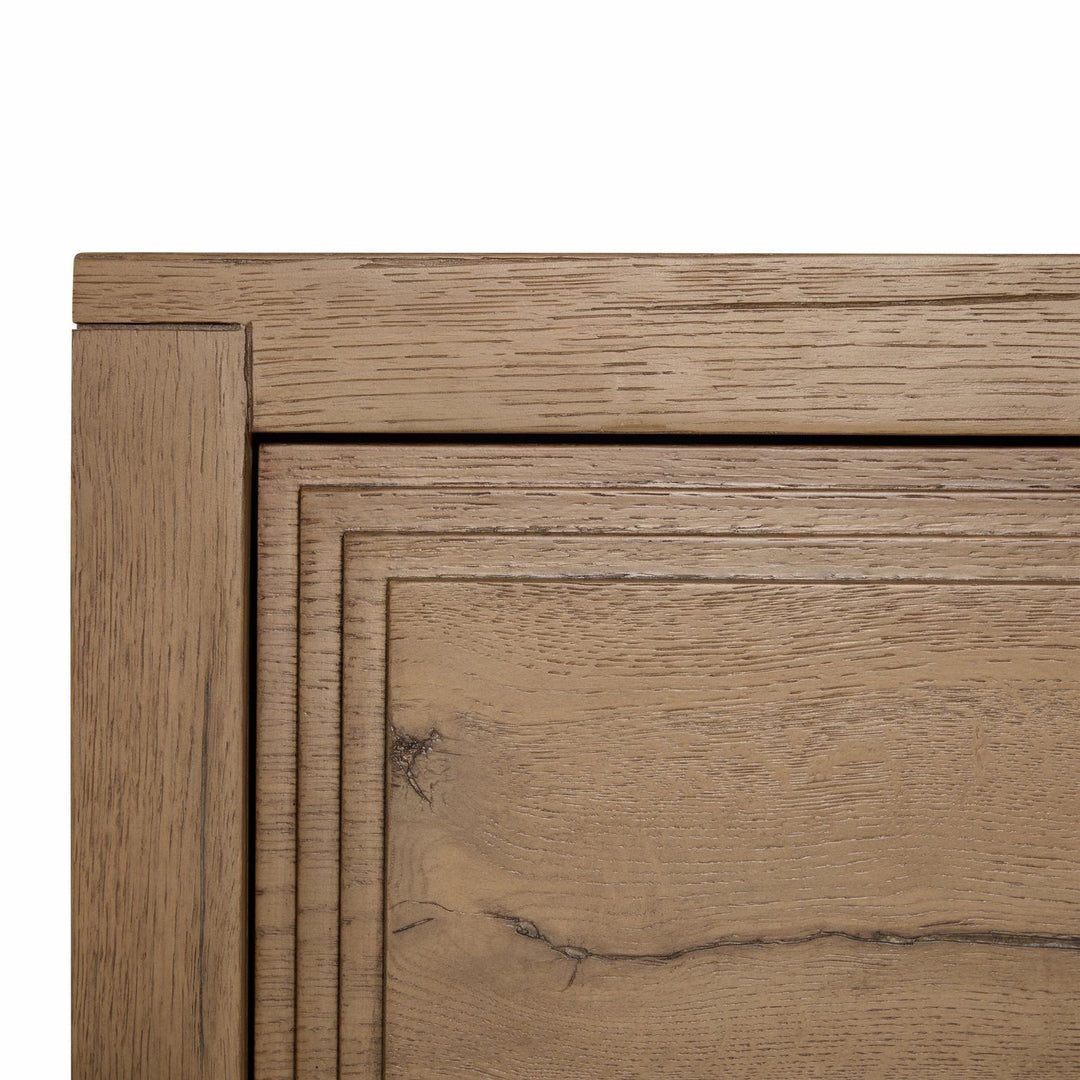 Wren Oak Wood Dresser - 6 Drawers, Dawn