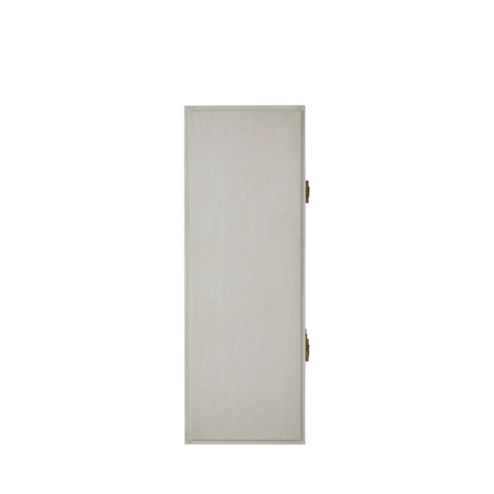Fairmont Mindi Wood Dresser - 6 Drawers, Cerused White
