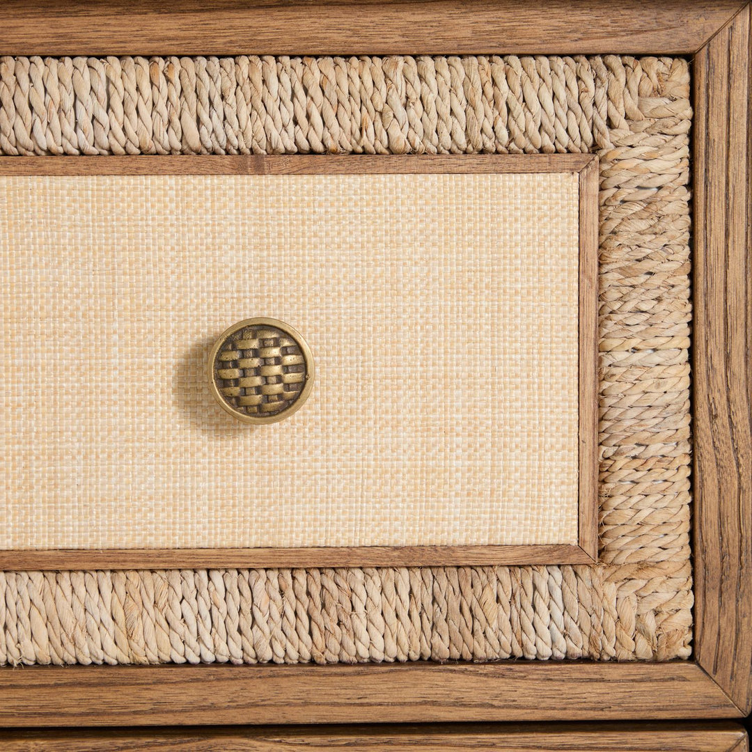 Grand Bermuda Sungkai Wood Dresser - 6 Drawers