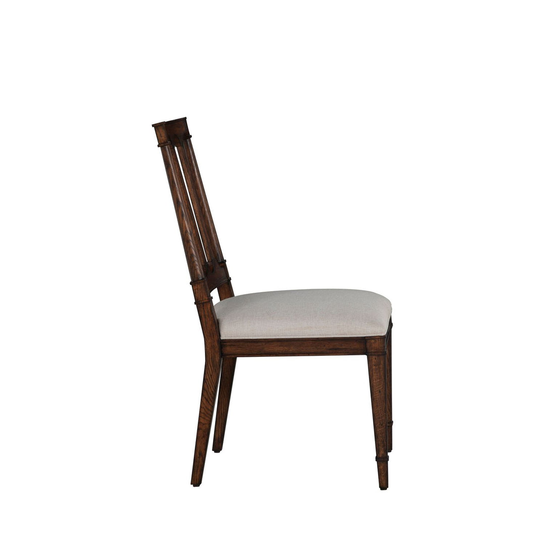 Mathis Wood Sculpted Back Dining Side Chair