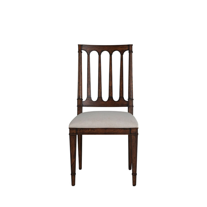Mathis Wood Sculpted Back Dining Side Chair