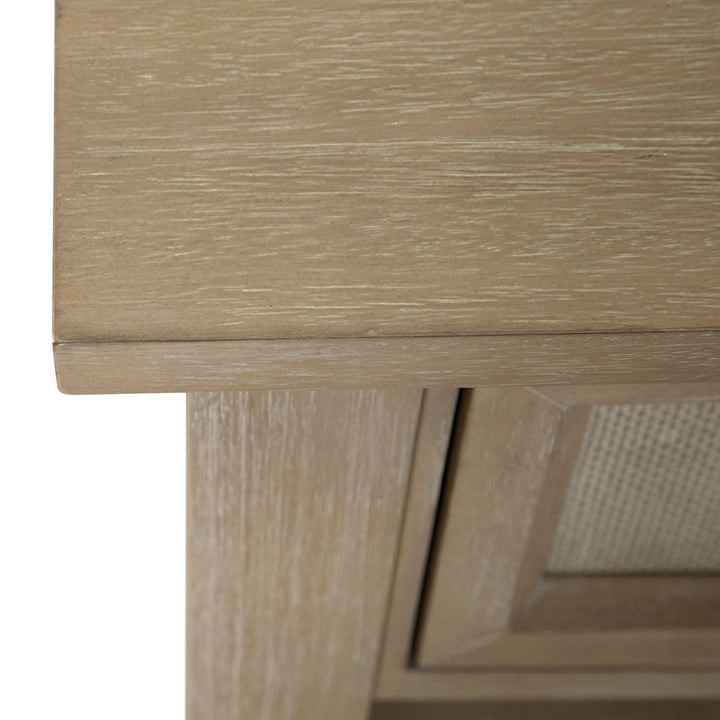 Astwood Mahogany Wood Nightstand - 1 Drawer, Drift