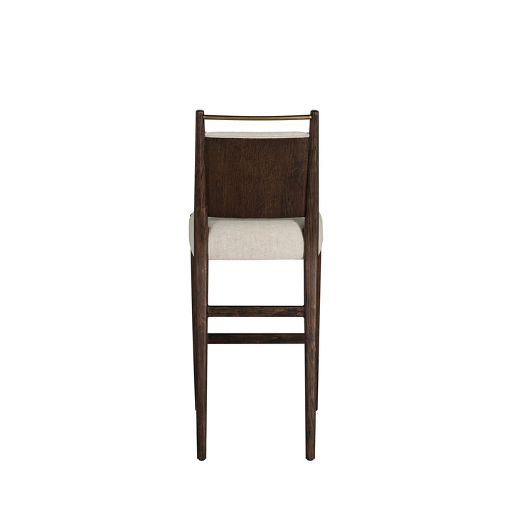 Highland Oak Reclined Back Bar Stool - Dusk