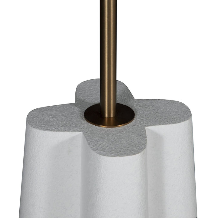 Florence Brushed Brass Cylinder Floor Lamp - 58.25 In. H