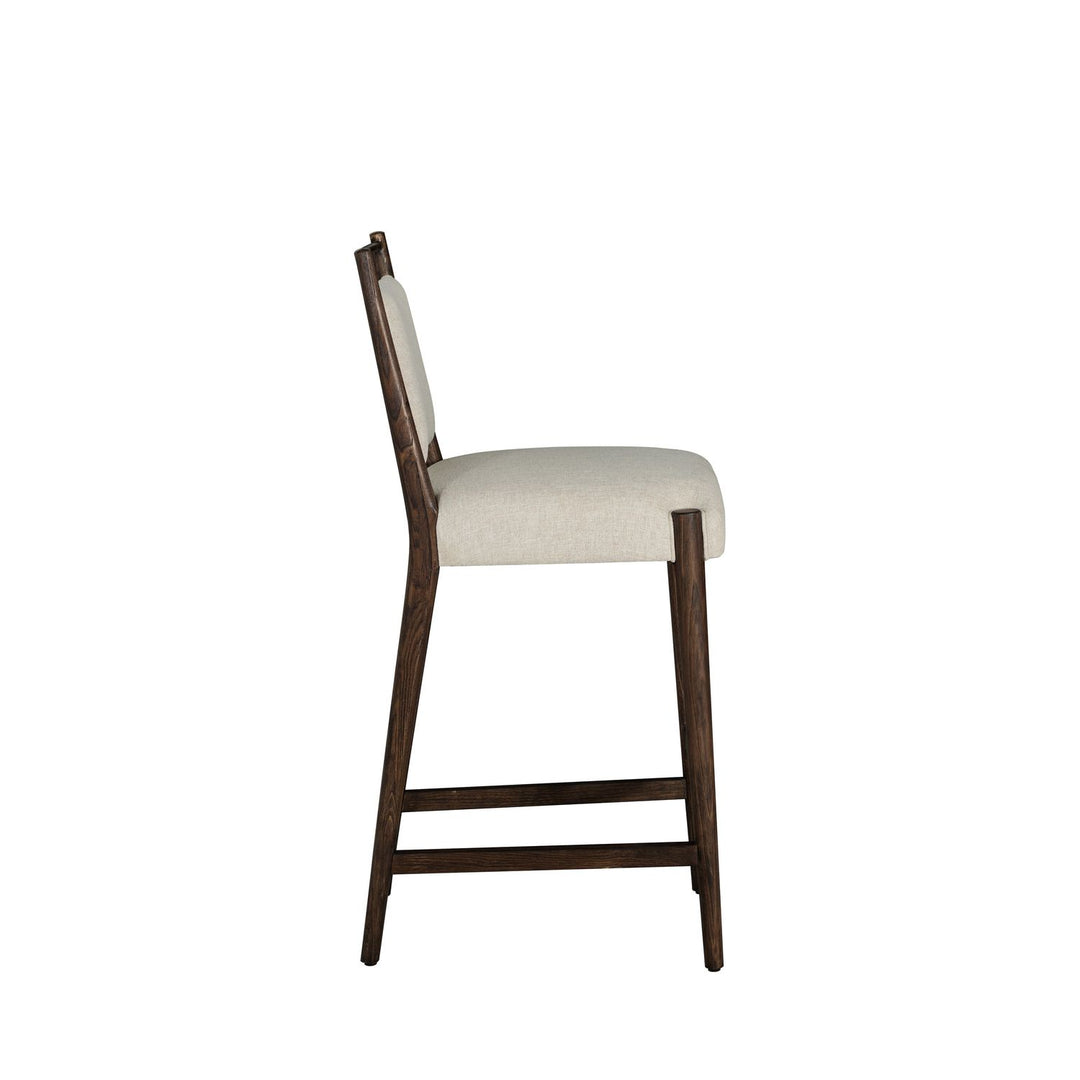 Highland Oak Reclined Back Bar Stool - Dusk