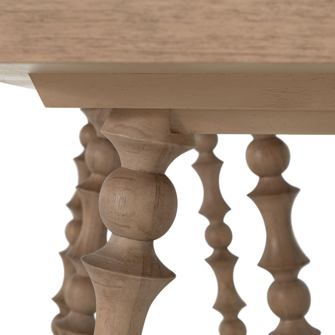 Kirkwood Mindi Veneer Rectangle Trestle Console Table - 70 In. W X 34.25 In. H