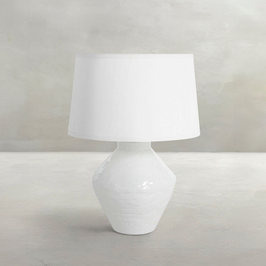 Osborn Stoneware Antique Brass Table Lamp - 26 In. H
