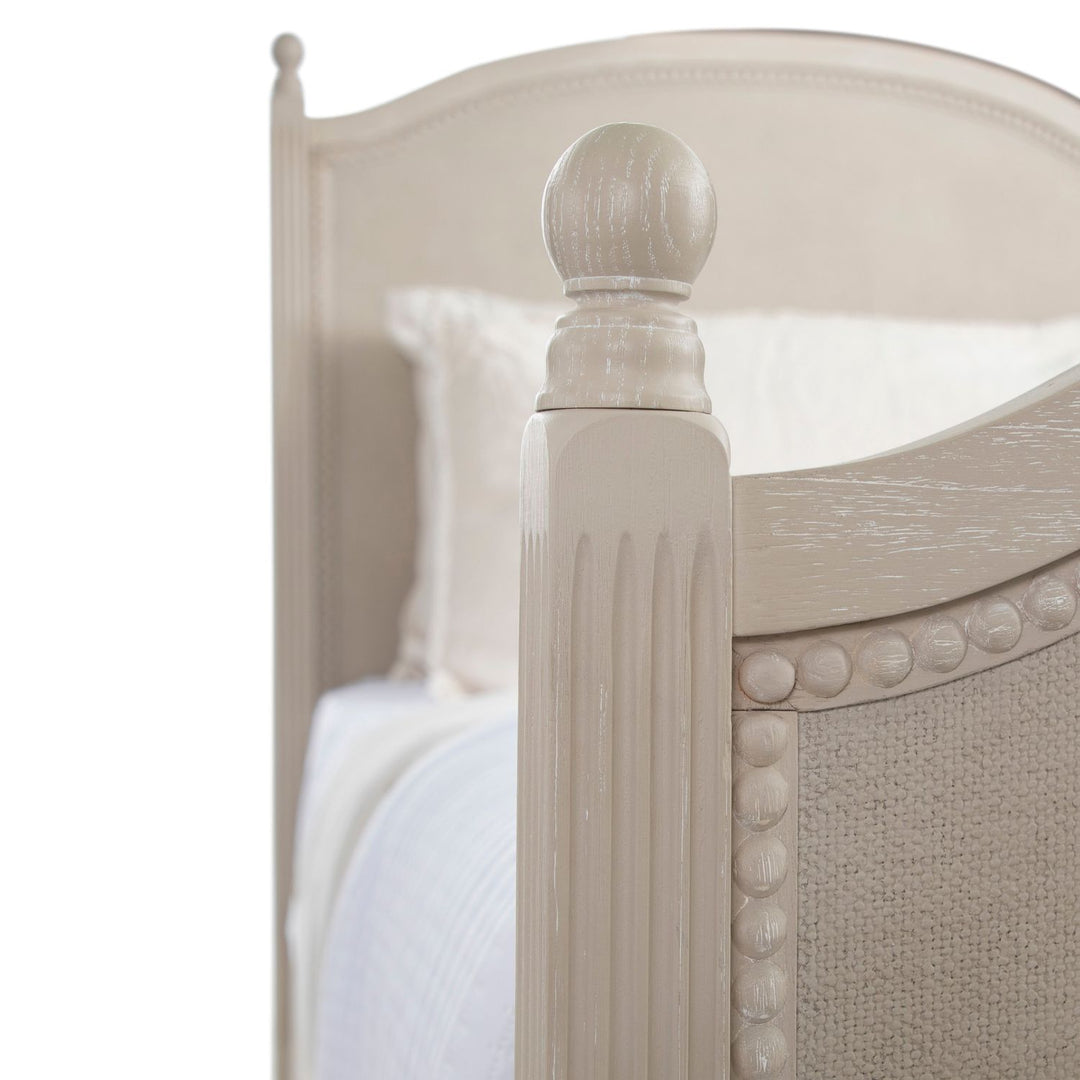 Caroline Wood 18th Century Curved Bed