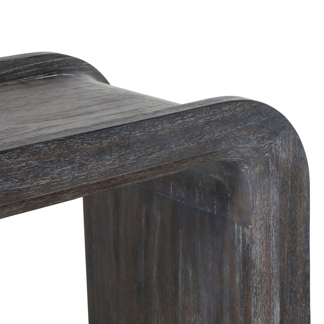 Norman Mindi Wood Rectangle Waterfall Console Table - 61 In. W X 34 In. H