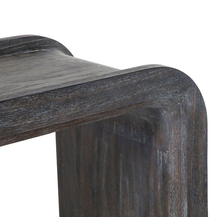 Norman Mindi Wood Rectangle Waterfall Console Table - 61 In. W X 34 In. H