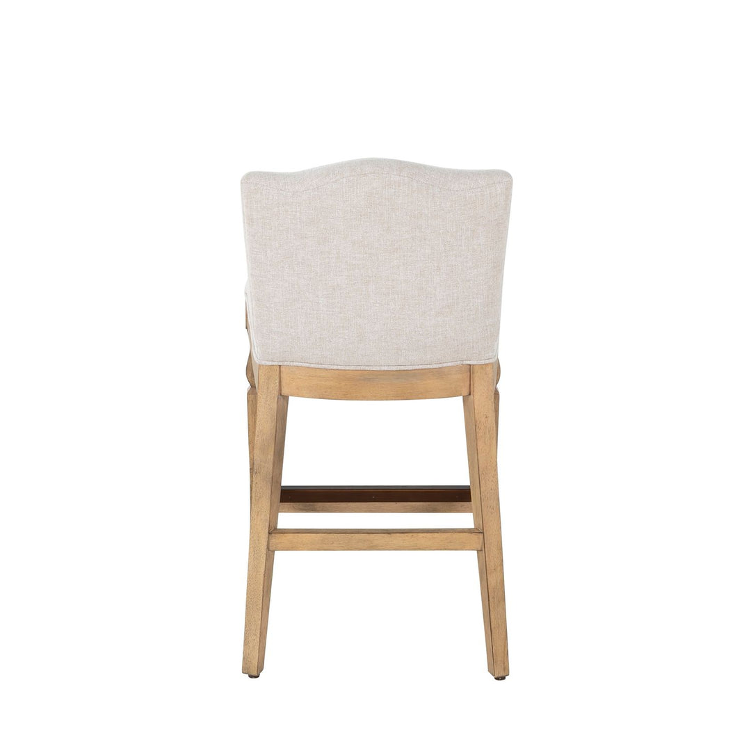 Gaston Upholstered Wooden Counter Stool