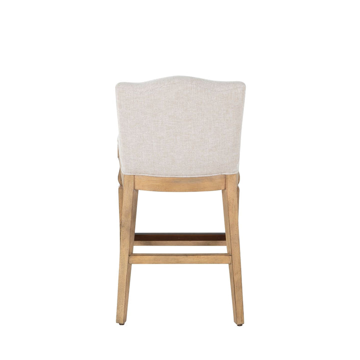 Gaston Upholstered Wooden Counter Stool