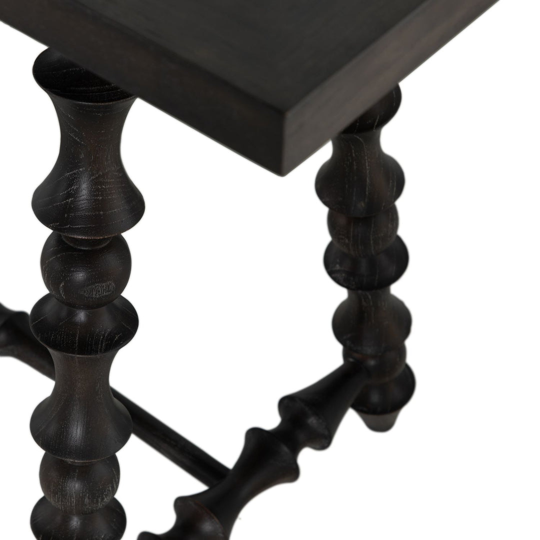 Kirkwood Mindi Veneer Rectangle Trestle Console Table - 70 In. W X 34.25 In. H