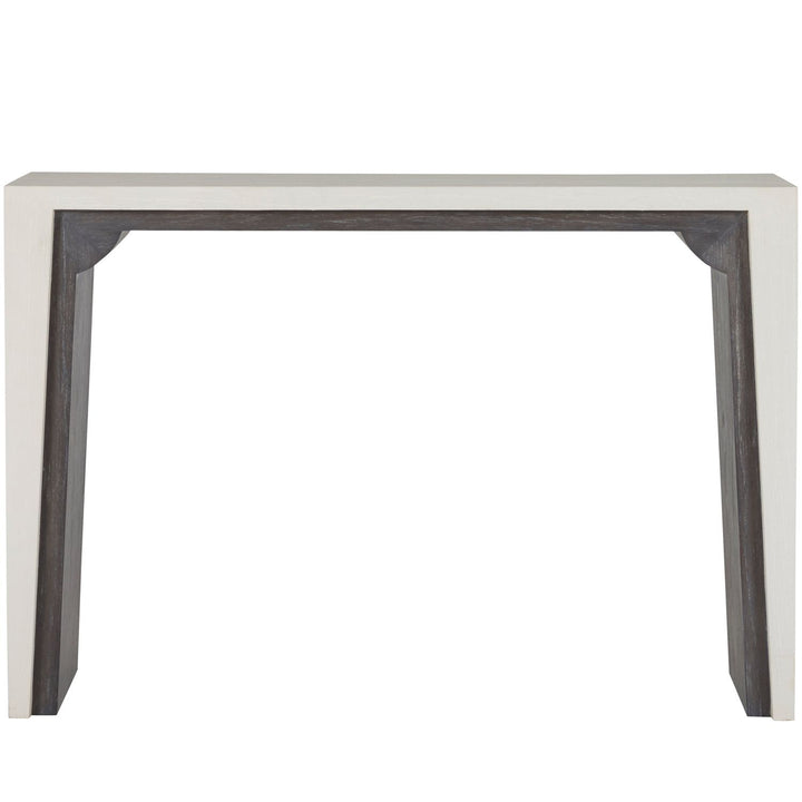 Seca Mindi Veneer Rectangle Waterfall Console Table - 53 In. W X 36.25 In. H