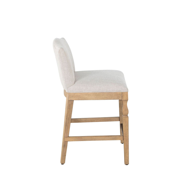 Gaston Upholstered Wooden Counter Stool