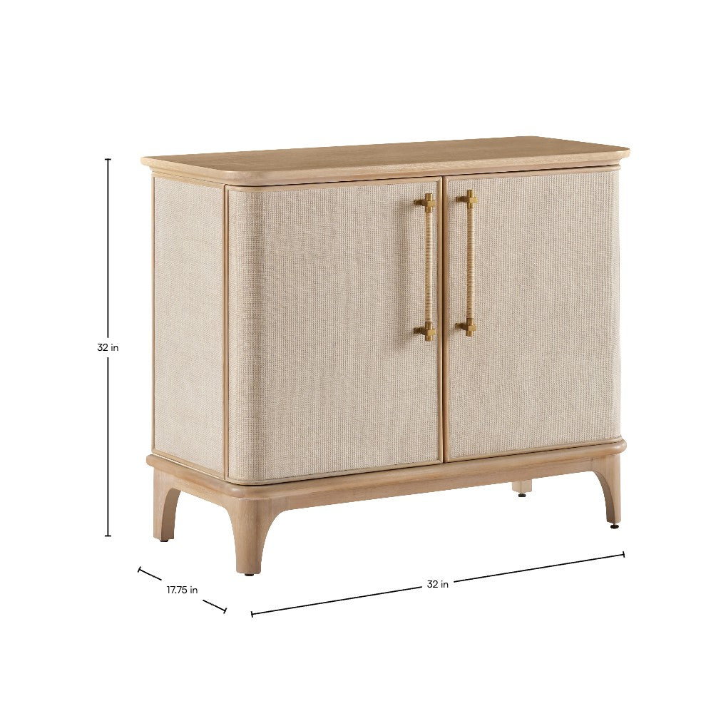 Somerset Mahogany Wood Accent Chest - 1 Shelves, Drift Cabinet